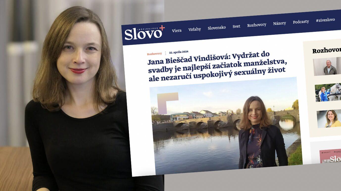 Jana Bieščad Vindišová: Keď (veriaca) psychologička hovorí o sexe