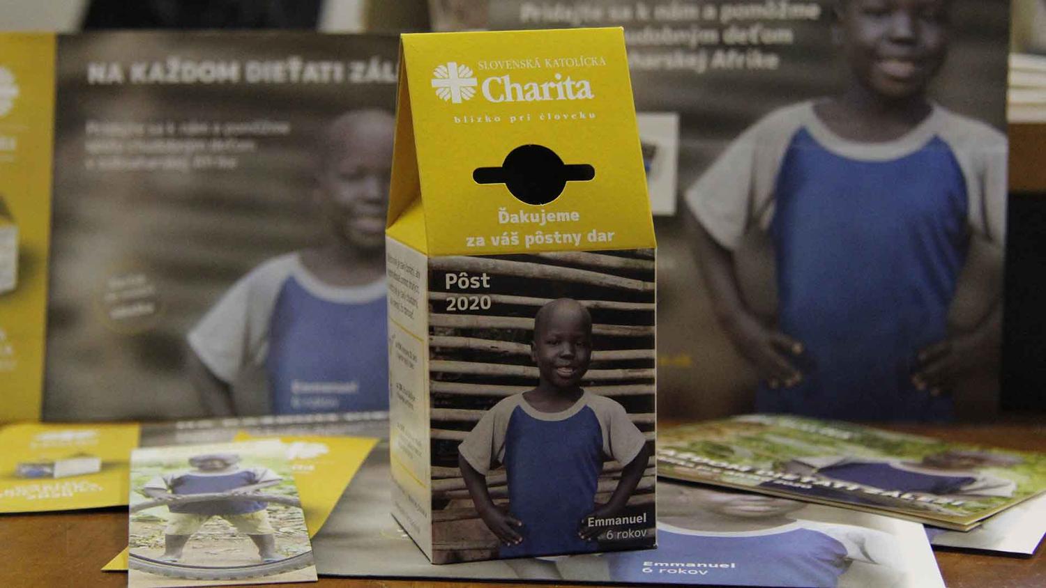 Slovenská katolícka charita otvára deviaty ročník Pôstnej krabičky