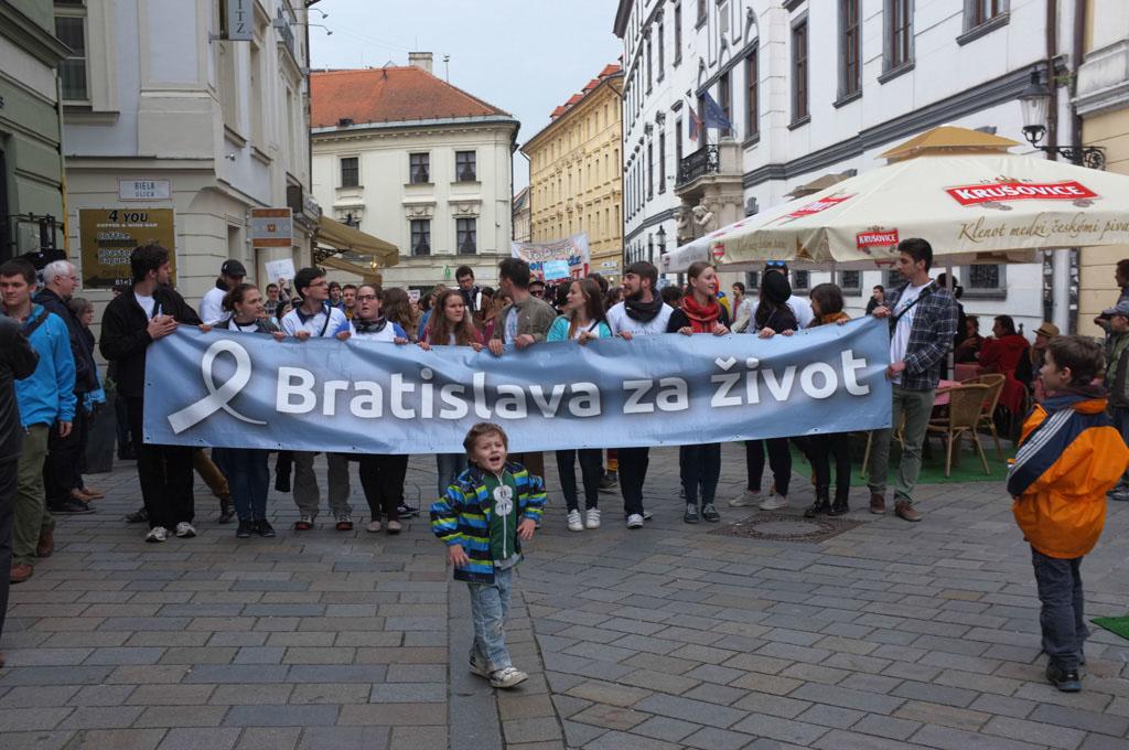 Bratislava bude opäť pochodovať za život