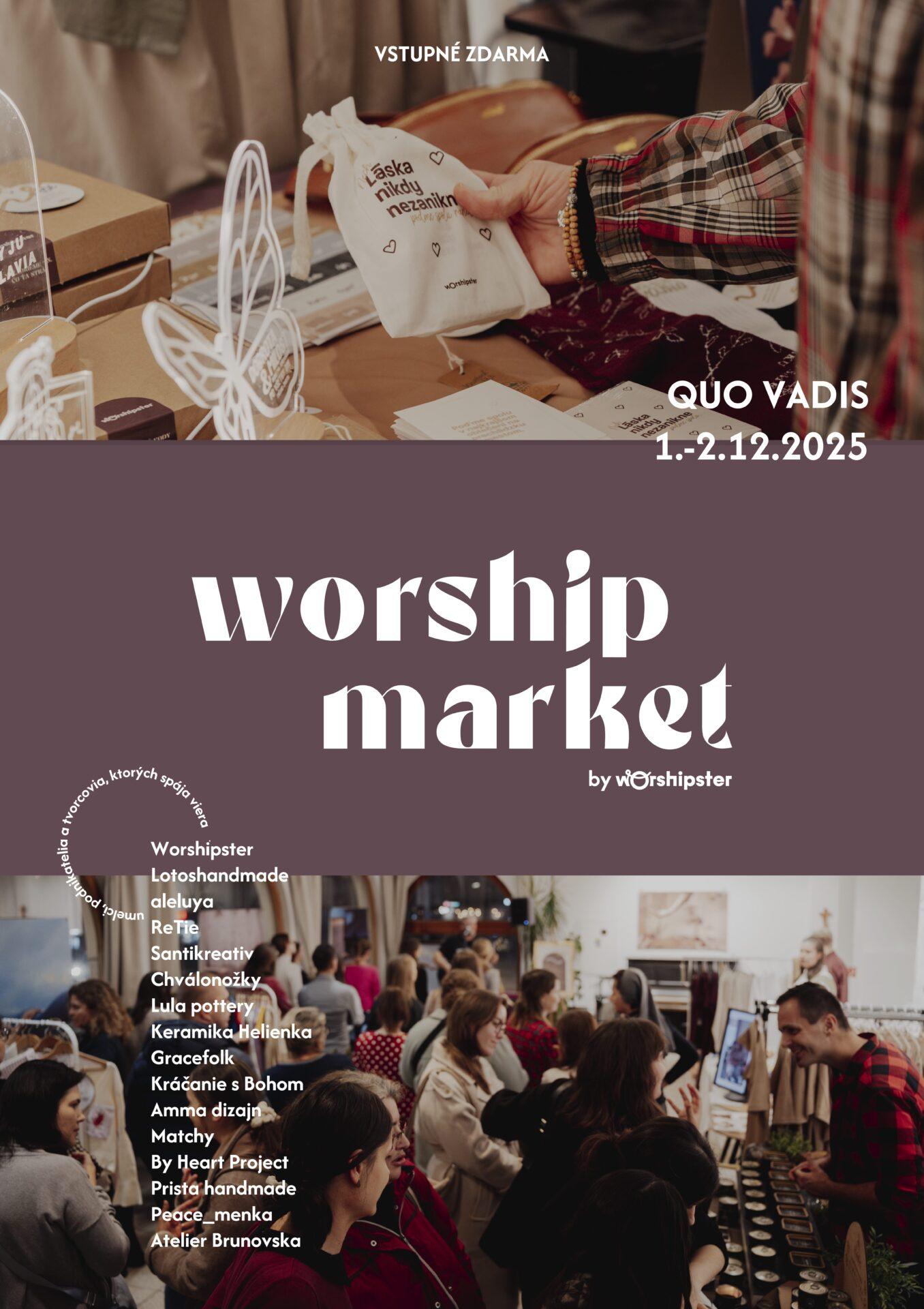 Advent otvorí trh mladých tvorcov: Worship Market opäť privíta návštevníkov